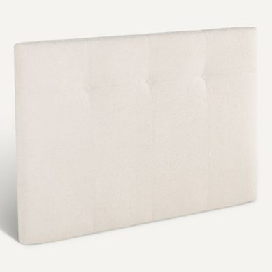 Tête de lit bouclette L.170 cm NUIT FAUBOURG LUTECE crème vue 3/4