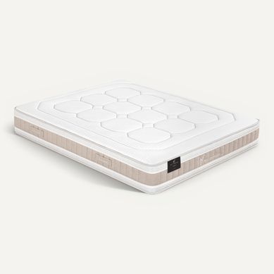 Matelas ressorts fraicheur 140x200 cm SERENITE ép.31 cm vue 3/4