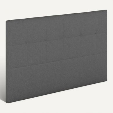 Tête de lit L.205 cm NUIT FAUBOURG ELEGANCE anthracite vue 3/4
