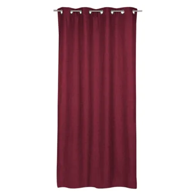 Rideau isolant 140x250 cm BOSTON Bordeaux Rideau isolant 140x250 cm BOSTON Bordeaux vue de face