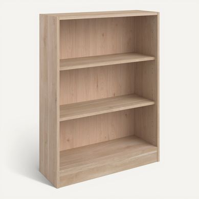 Bibus 2 tablettes MAYENCE Imitation chêne vue 3/4