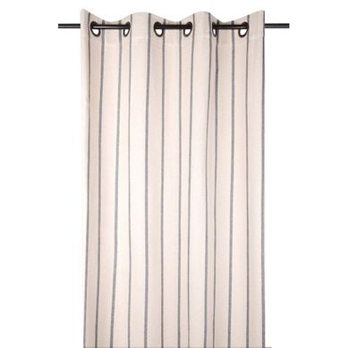 Rideau À Oeillets 135x260 Cm St Trop Anthracite Coton