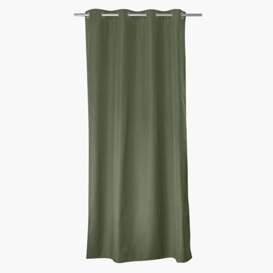 Rideau Thermique Et Occultant Glacier 135x240 Vert Gris