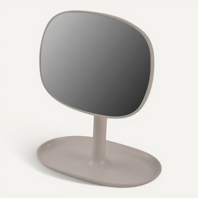Miroir et Plateau À Bijoux "vitamine Ii" 19cm Taupe