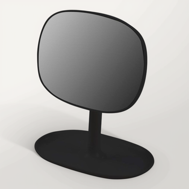 Miroir et Plateau À Bijoux "vitamine Ii" 19cm Noir