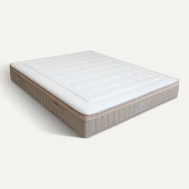 Matelas ressorts fraicheur 200x200 cm TRANQUILITE ép.29 cm vue 3/4