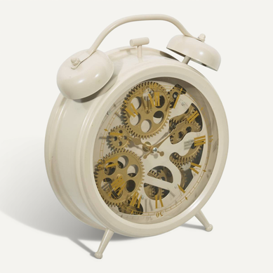 Horloge Mécanique À Poser Janis D26x33,5cm Sable