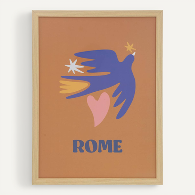 Affiche Encadrée Libe 30x40cm "rome"