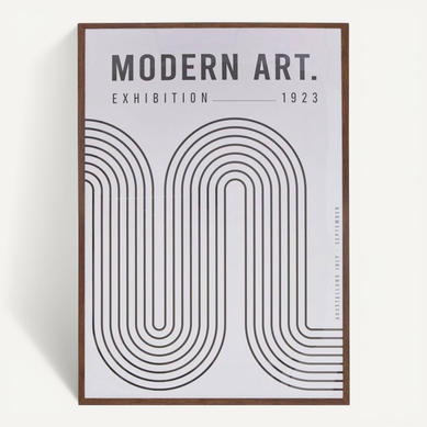 Affiche Encadrée Adem Noir Et Blanc 50x70cm