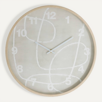 Horloge Greta Marron D38cm