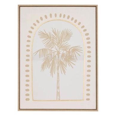 Toile Encadrée Voyage Bois 60x90cm - Atmosphera Créateur D'intérieur