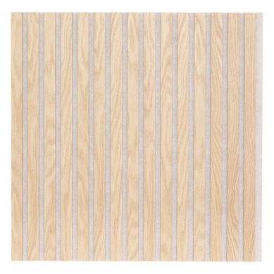 Panneau Décoratif Mural Colva 60x60cm - Beige Fond Gris