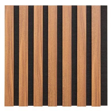 Set De 3 Panneaux Muraux Décoratifs Colva 30x30 Cm - Effet Noyer Fond Noir Set De 3 Panneaux Muraux Décoratifs Colva 30x30 Cm - Effet Noyer Fond Noir