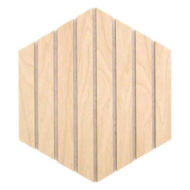 Set De 3 Panneaux Muraux Décoratifs Colva 30x26 Cm - Beige Fond Gris