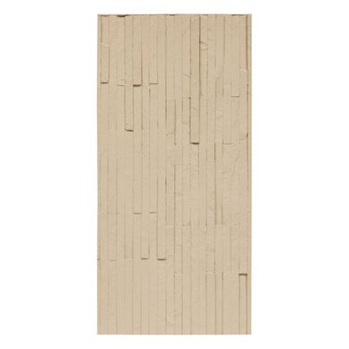 Sticker pierre parement 58x28 CARY Blanc vue 3/4