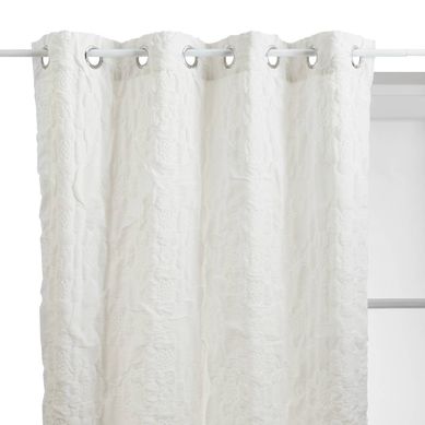 Rideau Matelassé Iris 135x260cm Blanc
