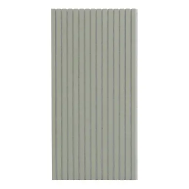Panneau mural déco 120x60 cm COLVA Vert/Blanc vue 3/4