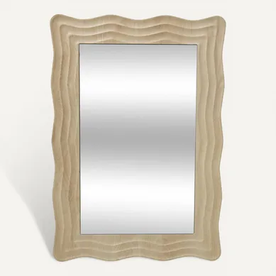 Miroir Charlie Vague 55x79cm Beige