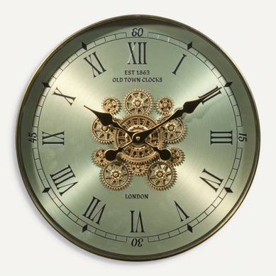 Horloge Michel D45cm Vert