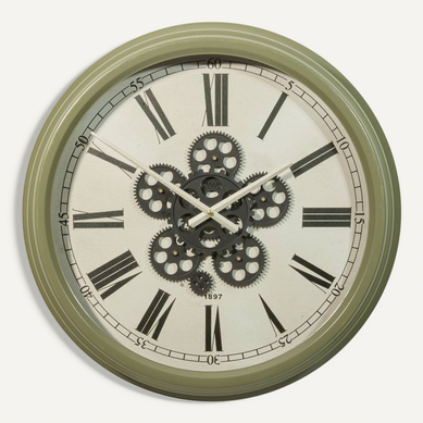 Horloge Argo D52cm Vert Clair