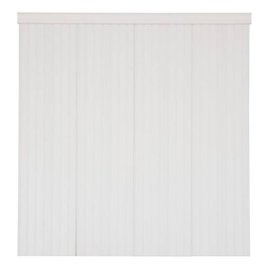 Lot De 4 Panneaux Soubassement Beny Rectangulaire 24x100cm Blanc