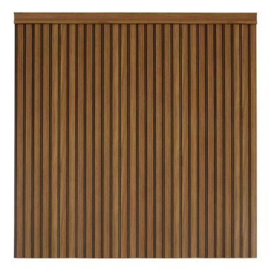 Lot De 4 Panneaux Soubassement Beny Rectangulaire 24x100cm Marron