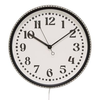 Horloge LED Mehdi D.29cm Noir