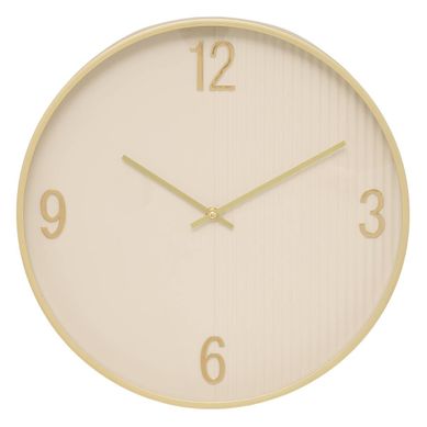 Horloge Amber D.41cm Beige