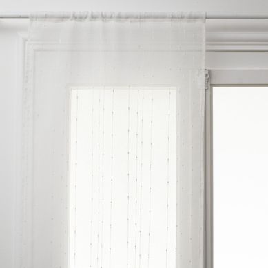 2 Voilages Anissa - 60 X 120 Cm - Blanc