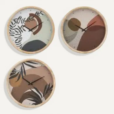 Horloge plastique Ø 30 cm NILA Assorti Horloge plastique Ø 30 cm NILA Assorti vue de face