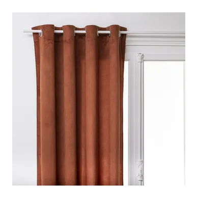 Rideau 140x260 cm LILOU Terracotta Rideau 140x260 cm LILOU Terracotta vue 3/4