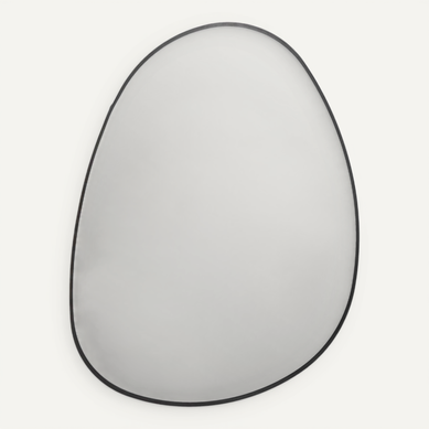 Miroir "rosalia" Métal Noir 55x75cm