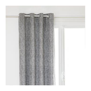 Rideau à Oeillets Occultant Jacquard Gris Foncé 140 X 260 Cm Rideau à Oeillets Occultant Jacquard Gris Foncé 140 X 260 Cm
