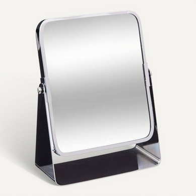 Miroir Sur Pied Pivotant En Métal