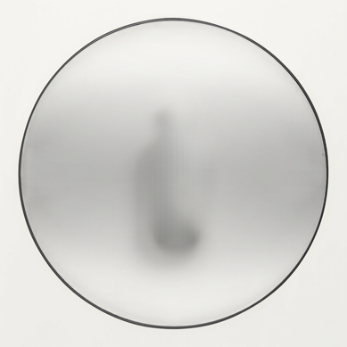 Miroir Rond D110 Alice Noir Atmosphera
