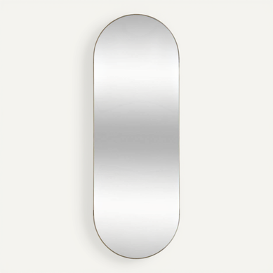 Miroir "selena" En Métal H112cm Doré