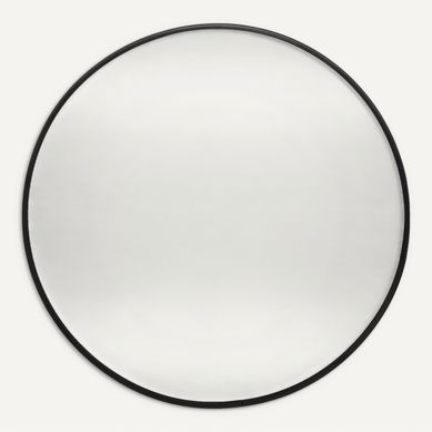 Miroir rond Ø 38 ALICE Noir vue de face