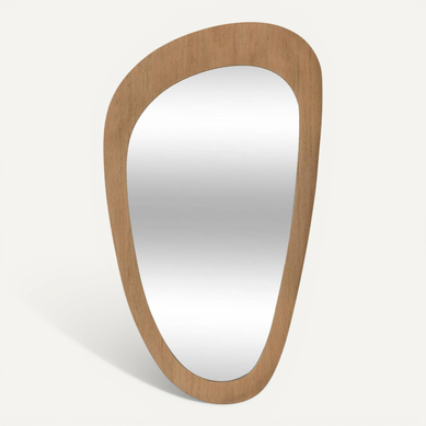 Miroir Organique "sophie" 70x40cm Marron