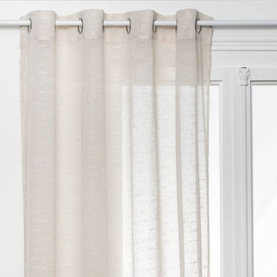 Voilage Imprimé Fred Beige 140x240cm