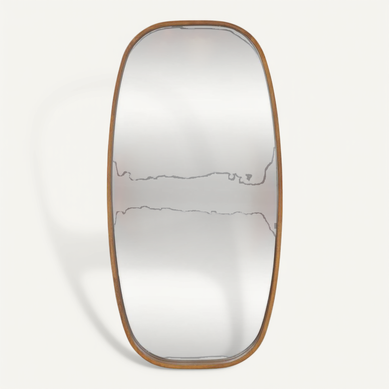 Miroir Ovale Jasna Bois 113x57cm