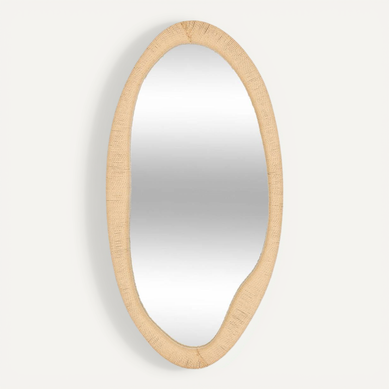 Miroir Corde Organique Laia Beige H114cm