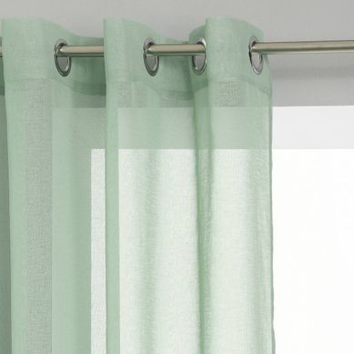 Voilage Etamine Vert Céladon 140x240cm