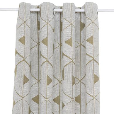 Rideau "maloe" Jacquard Vert Kaki 140x260cm