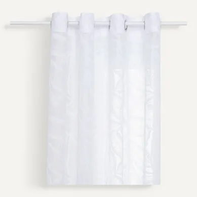 Voilage 140x240 cm LAZI Blanc Voilage 140x240 cm LAZI Blanc vue 3/4