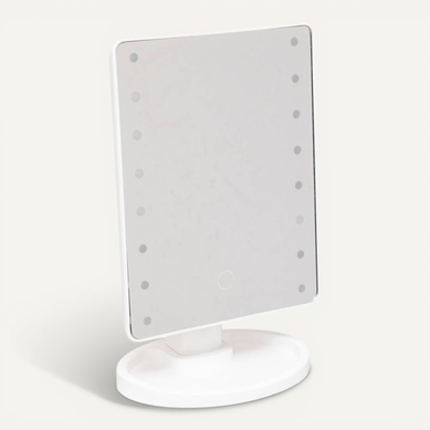 Miroir À LED Blanc 28x16cm Miroir À LED Blanc 28x16cm