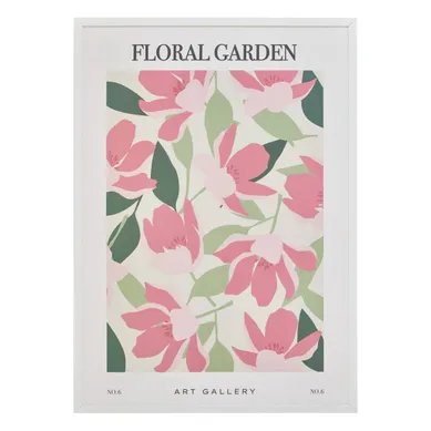 Affiche Encadrée Fleur De Rose 50x70cm