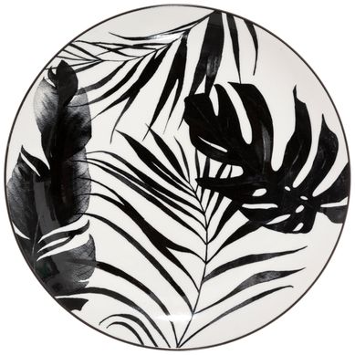 Lot De 6 Assiettes à Dessert Noires En Grès - Itit, 20 Cm, Compatible Lave-vaisselle Et Micro-ondes