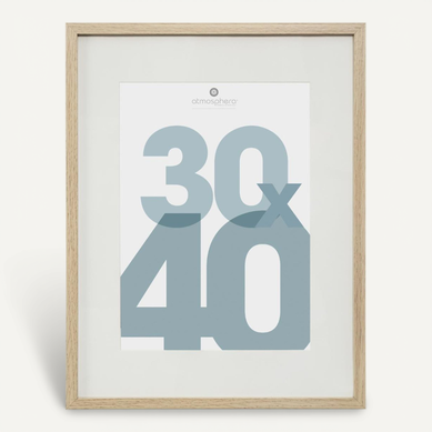 Cadre Photo En Bois Naturel Pour Photo 30 X 40 Cm
