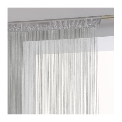 Rideau Fil Gris 90 X 200 Cm Densité Optimale