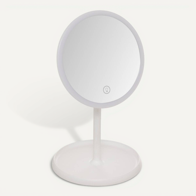 Miroir Lumineux L19cm Blanc Miroir Lumineux L19cm Blanc